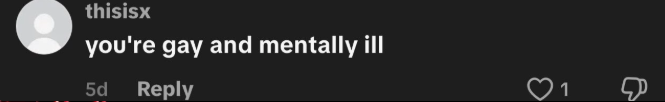 you're gay and mentally ill